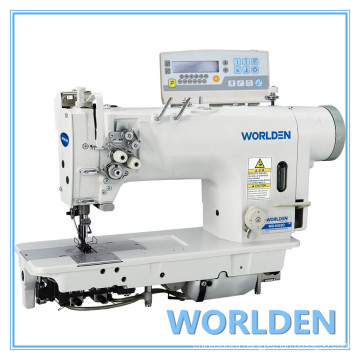 Wd-8422D Direct Drive High Speed Double Needle Lockstitch Sewing Machine